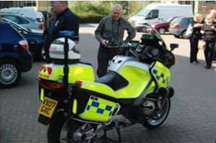 Current BMW police bike